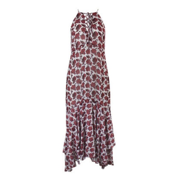 Betsey Johnson Dresses & Skirts - NWT Betsy Johnson Burgundy Floral Maxi Dress